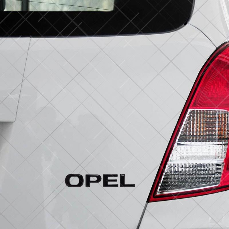 Metall 3D Für OPEL Corsa Logo Astra Adam Insignia GTC Movano Zafira Auto Styling Heckklappe Buchstaben Emblem Aufkleber Auto Zubehör