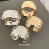 Geometric Metal Bracelet Fashion Exaggerated Design Sense New Bracelet Heavy Industry Advanced Sense Versatile Jewelry Wholesale