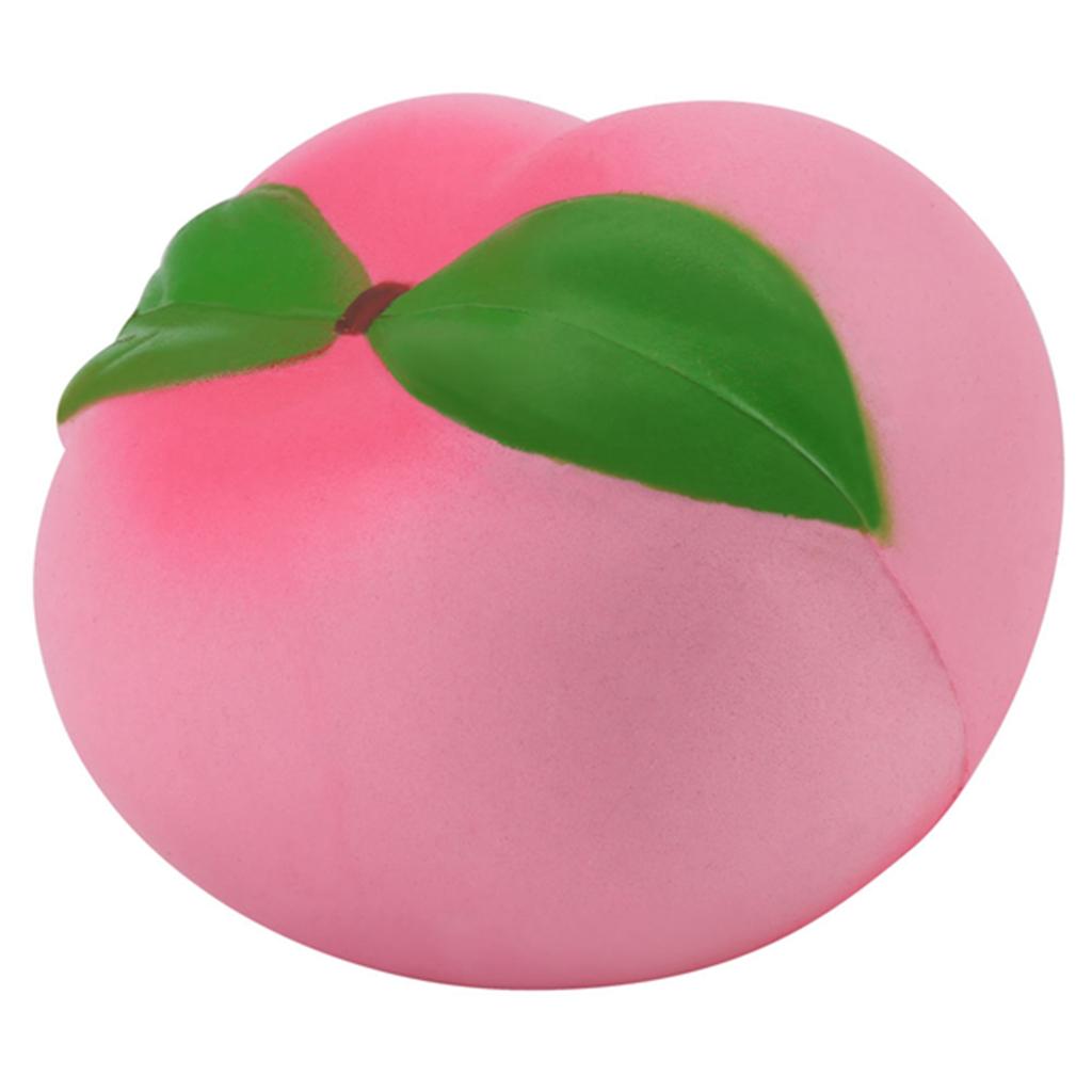 Scented Peach Fruit Squishy Slow Rising Soft Kids Toy Stress Relieve Gift