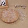 3/6/12Pcs Glasses Storage Rack Wall-Mounted Sunglasses Storage Rack Eyeglasses Holder Transparent Wall Home Glasses Holder