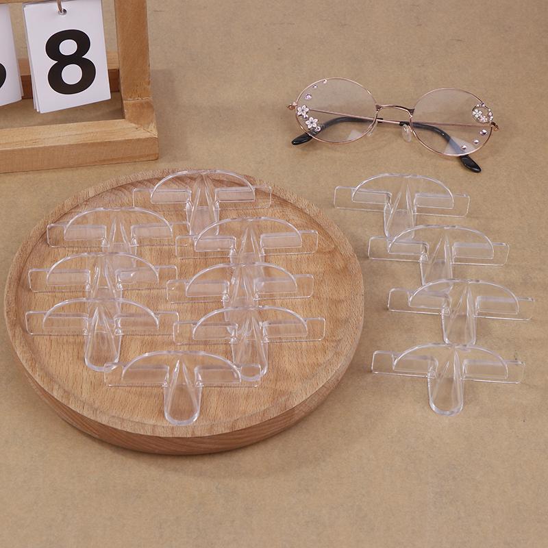 3/6/12Pcs Glasses Storage Rack Wall-Mounted Sunglasses Storage Rack Eyeglasses Holder Transparent Wall Home Glasses Holder