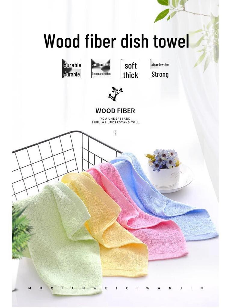 Holzfaser Ölentferner Spültuch: Antihaftend, Saugfähig, Leicht zu reinigende Küchentücher