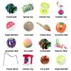 20Pcs/Set Cat Toys Set with Collapsible Rainbow Tunnel Interactive Cat Feather Mouse Crinkle Balls Toy