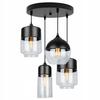HÄNGENDE DECKENLAMPE, GLASPLAFOND, LED-LAMPE