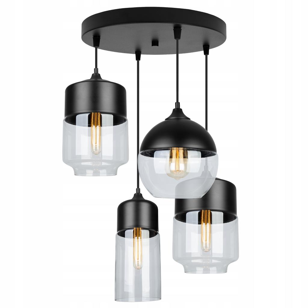 HÄNGENDE DECKENLAMPE, GLASPLAFOND, LED-LAMPE