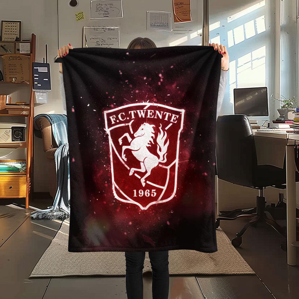 FC. Coperta in Flanella Twente, Alta qualità, Confortevole per Tutte le Stagioni, Decorazione per la Casa, Calore e Comfort