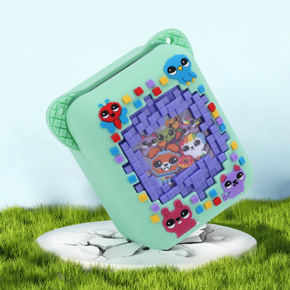 3D Animal Print Silicone Case Protective Case Shockproof Protective Skin Sleeve Anti Drop for Bitzee Interactive Toy Digital Pet