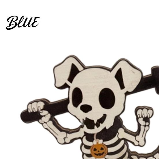 Unique Wooden Craft Gift Halloween Paper Towel Holder Skeleton/Ghost/Cat/Pumpkin/Witch Stand Retro Desktop Tissue Dispenser Gothic Roll Storage