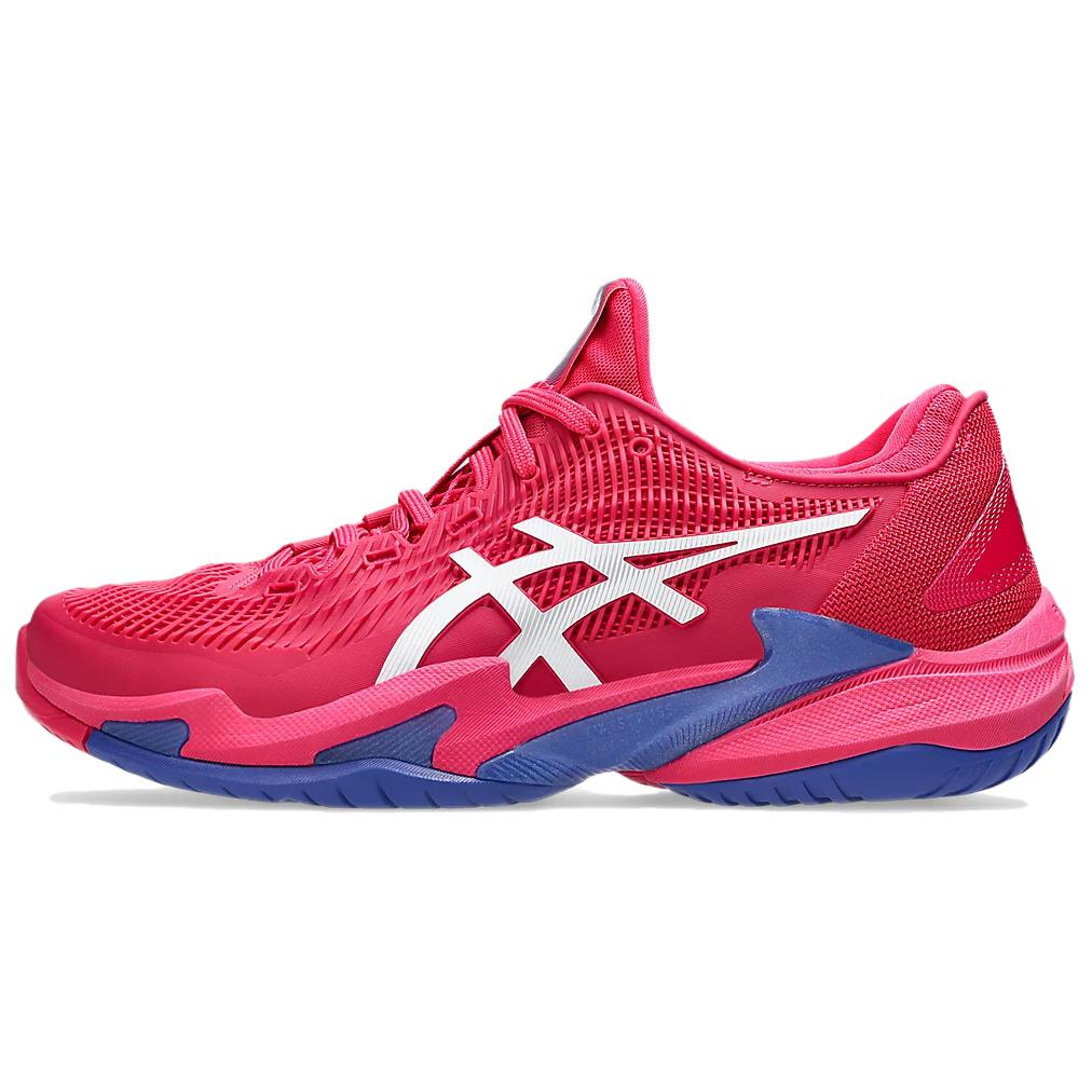New Asics Court FF 3 Abrasion Resistant Low Top Tennis Shoes Women's Red 1042A220-700