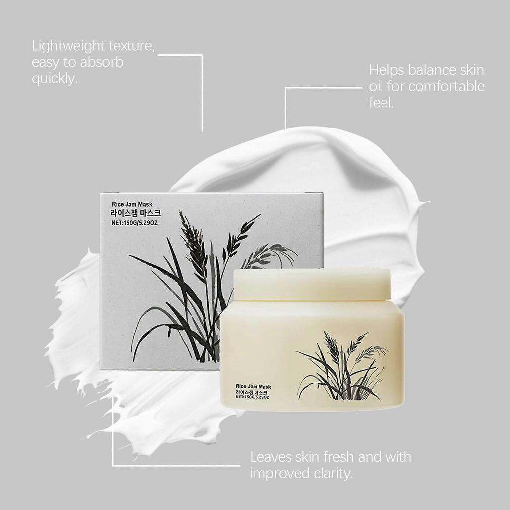 Omezený čas!!Hanchobit Hydratační a omlazující maska z rýžové buničiny Jemně hydratační Čištění obličeje a zjemnění pleti Aplikace masky