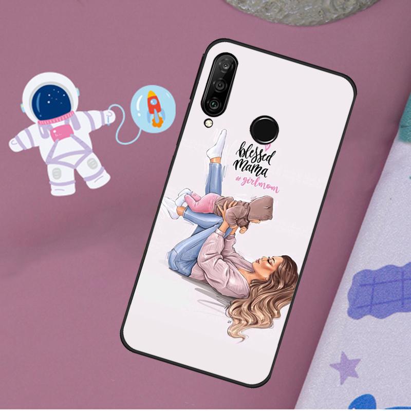 Baby Mom Daughter Girl Son Dad For Huawei Nova 10 9 SE 11 Pro Y60 Y70 Y90 Y61 Y91 Y72 Y73 12i 11i 8i P20 P30 P40 Lite Case