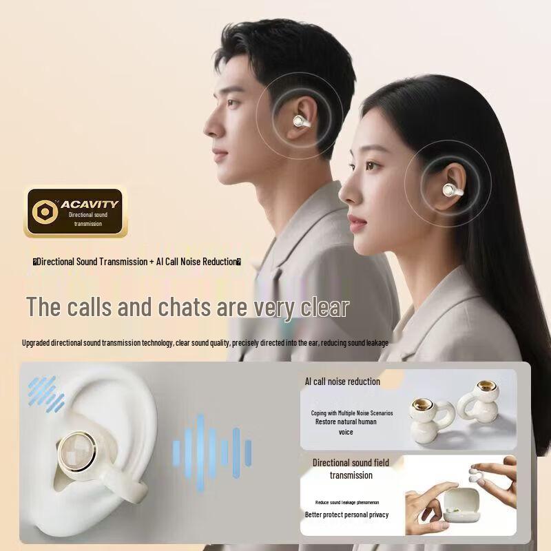 Lenovo EA430 Open-Ear Clip-On Bluetooth Sports Earbuds