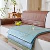 Rattan Mat Sofa Cushion Summer Sofa Seat Cushion for Summer Cover Cloth Ice Silk Non-Slip Summer Embroidered Sofa Cool Pad Sets