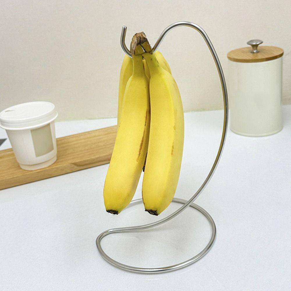 Creative Metal Banana Rack Space Saving Fruit Display Hanger  for Fruit,Mugs,Keychains