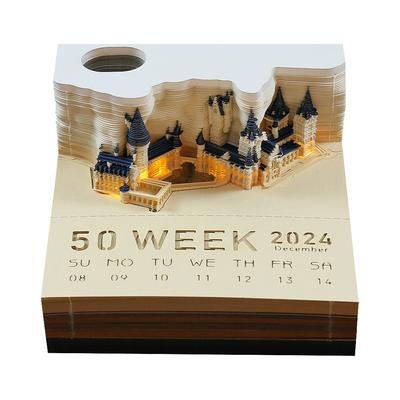 Omoshiroi Magic Castle 3D Poznámkový blok Kalendář Poznámkový blok Blokové poznámky Hary Design Poznámkový blok Papírnictví Příslušenství Novinka Dárek