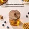 High Borosilicate Glass Honey Jar with Stirrer - Sealed Food Storage for Jam and Honey