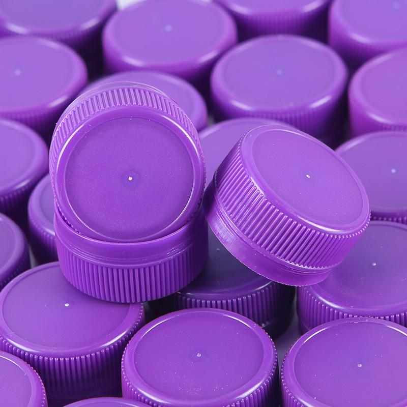 

Різнокольорові пластикові кришки для пляшок для DIY проєктів та креативних ремесел