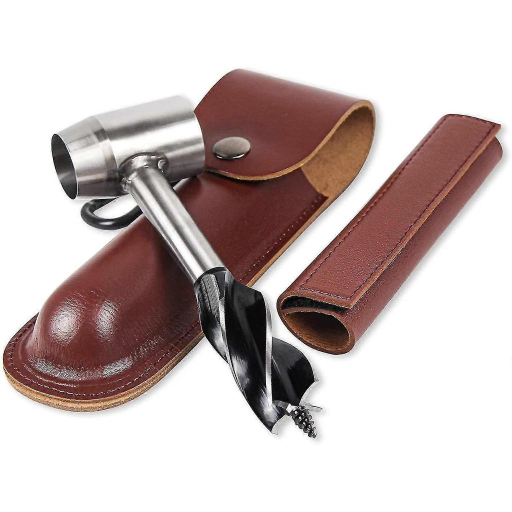 Outdoor Wood Peg and Hole Maker,Manual Wrench,Survival Tools for Bushcraft Settlers Wrench
