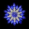 Gioielli con strass di cristallo con spilla a forma di fiore da donna per il regalo della festa nuziale