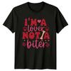 IM A Lover NOT A Biter Unisexs TShirt Dog Owner Pets Valentines Day Gift For Her