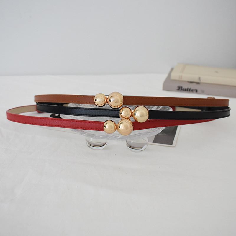 Thin Elegant Womens Fashion Belt For Dresses And Coats In Colors Stylish