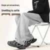 Jeanswest Men's Casual Loose Fit Straight-Leg Trousers