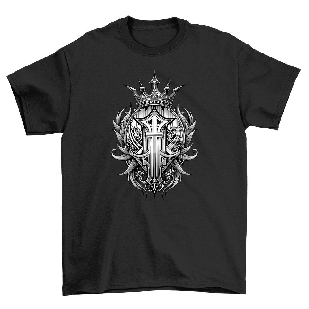 Gothic_93 T-shirt: Rule the Kingdom with Style! Funny Unisex Tee with Sword and Cr