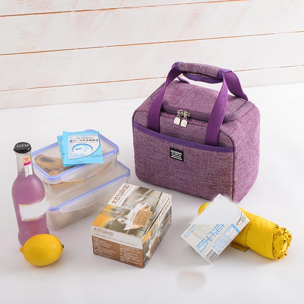 Insulated Lunch Box Soft Cooler Bag Thermal Work School Picnic Bento