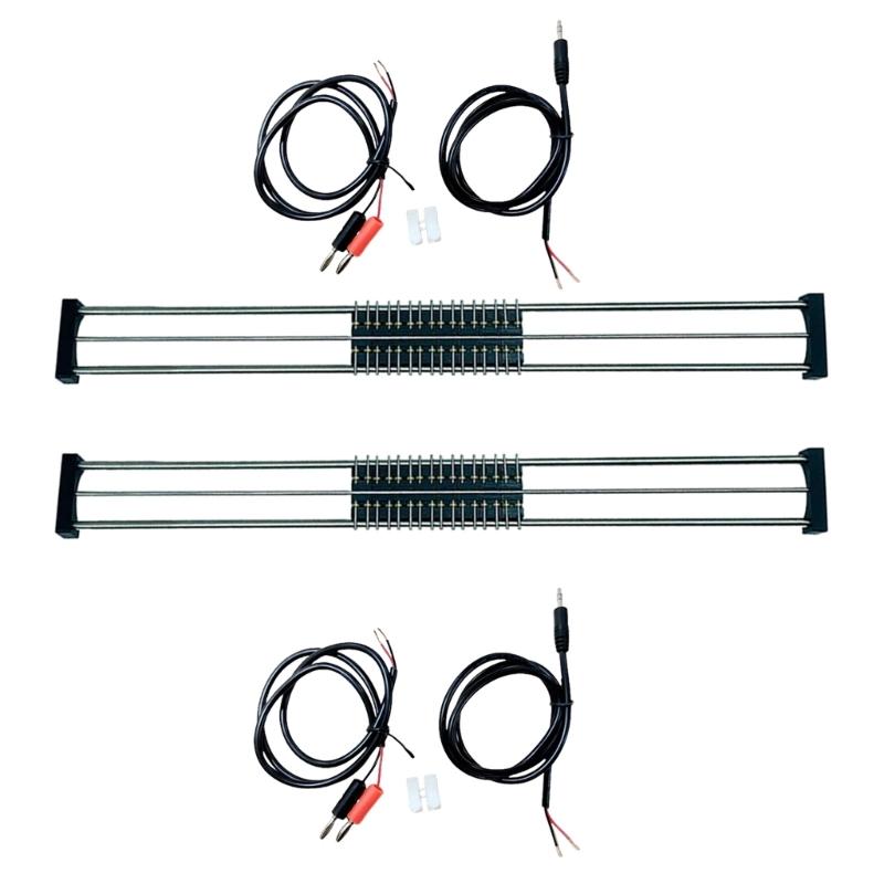 50cm Train Track 1/87  Scale Model Railroad Tracks Treadmill Track Bearing with 8 Rollers for Collectors Enthusiasts