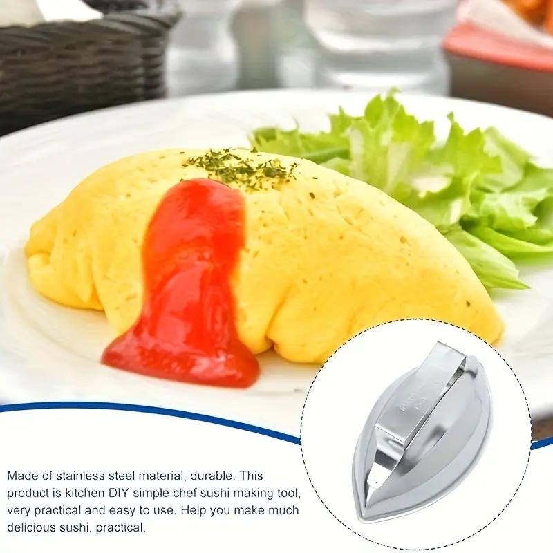 1PCS Stainless Steel Lava Egg Rice Mold Sandwich Papaya Pumpkin Rice Ball Mold with Handle