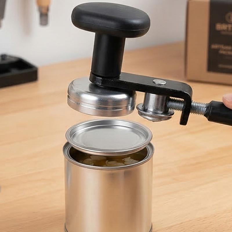 Sigillatrice Manuale per Lattine Facile da Usare Strumento di Sigillatura per Barattoli Portatile con Struttura Metallica Compatibile con Lattine da 55mm Ottima per Bevande Fai-da-te