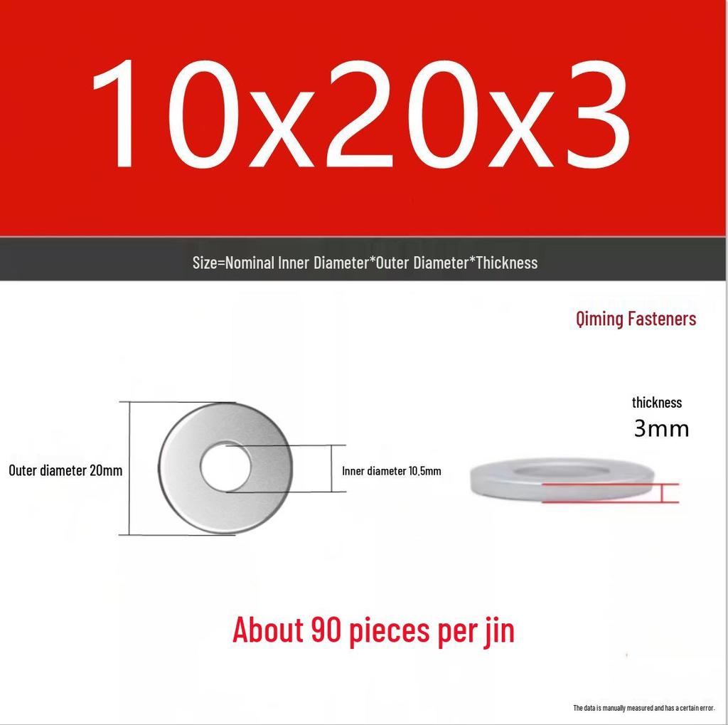 4.8 Grade Galvanized Iron Flat Washer M3-M40 Oversized Metal Screw Gasket Washer