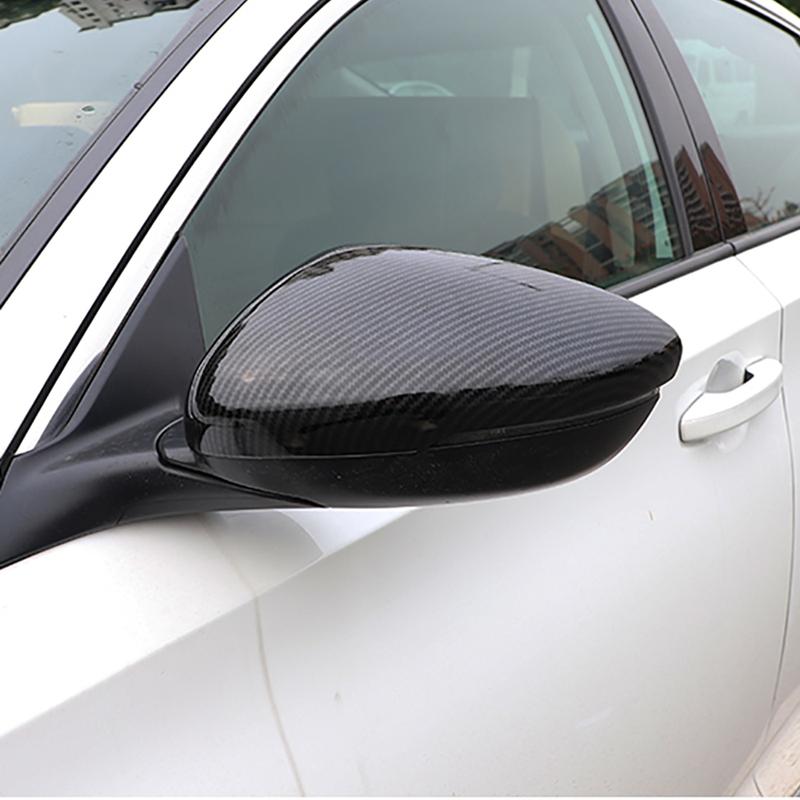 1 Pair Rearview Mirror Cover Cap Carbon Black for Honda Accord 10th 2018