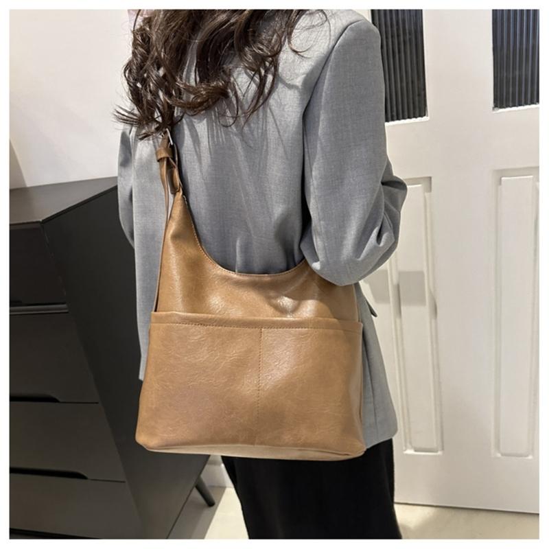 Sac d'aisselle Élégant pour Professionnels et Étudiants Sac à Bandoulière Léger et Polyvalent