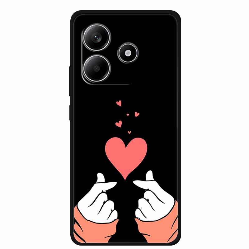 Lovely Case For Redmi Note 14 5G Cover Painted Cats Soft TPU Silicone Cover for Xiaomi Redmi Note 14 Pro Plus 5G Back Case Coque