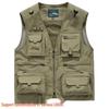 Men's Quick-Dry Multi-Pocket Outdoor Photography Vest