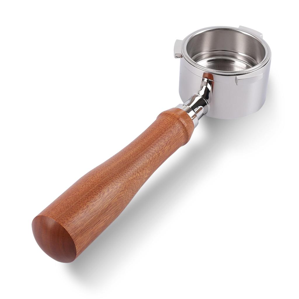 51mm Bottomless Portafilter 3 Year for DeLonghi Dedica EC680EC685EC785EC820EC850EC860EC885 with Double Shot Capacity Cup, Sieve Filter Basket