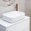 Snello countertop washbasin 50X39 CM rectangular white