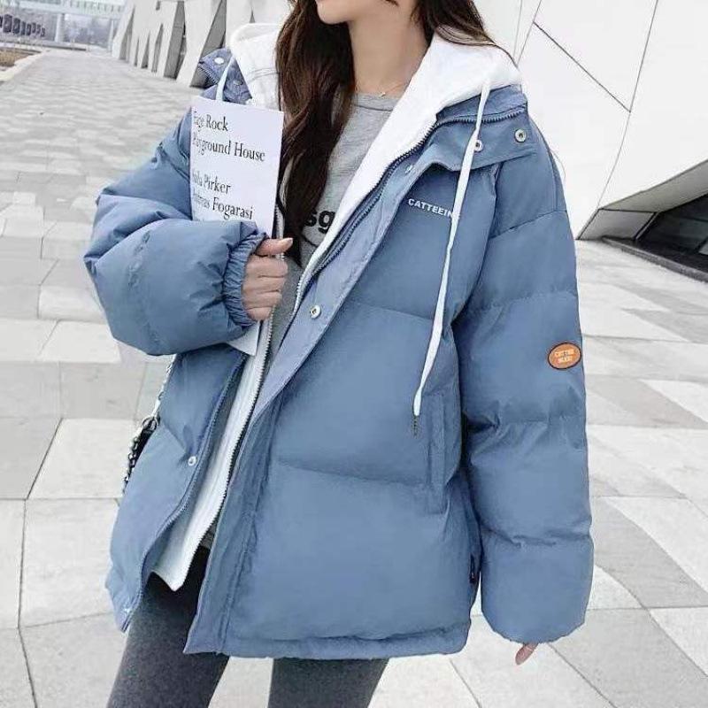 Girls' 2025 Winter Down Jacket: Short, Two-Piece Style for Junior and High School Students