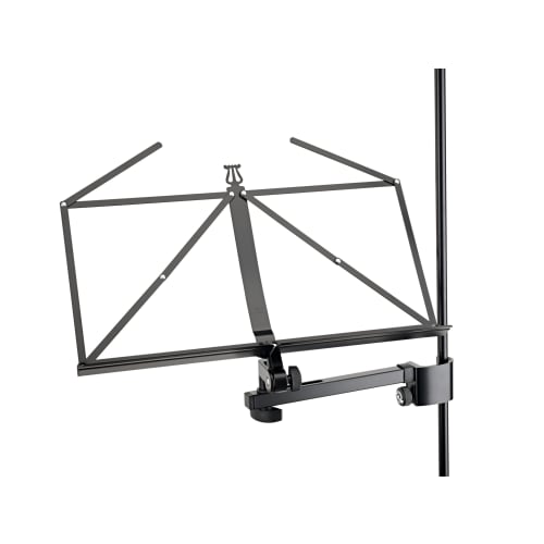 K&M Clamp-Type Music Stand Arm [11505], Black [Traditional and Trusted Made in Germany]