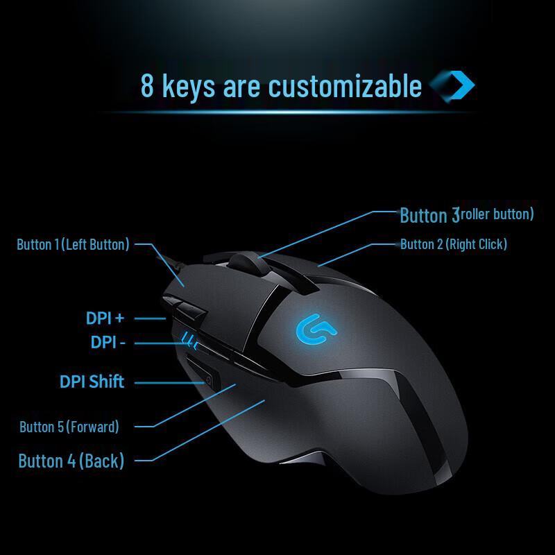 Logitech G402 Wired Gaming Mouse
