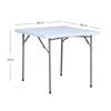 Portable HDPE Folding Outdoor Table with Chairs – Rectangular for Dining, Study, or Exhibitions