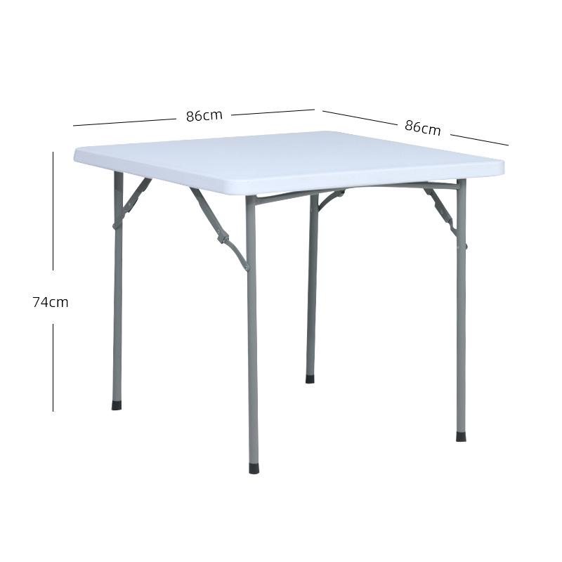 Portable HDPE Folding Outdoor Table with Chairs – Rectangular for Dining, Study, or Exhibitions