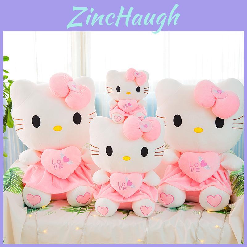Huge Hello Kitty Pink Love Plush Stuffed Animal Doll Kids Birthday Gifts
