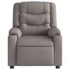 Electric Massage Chair Taupe Fabric