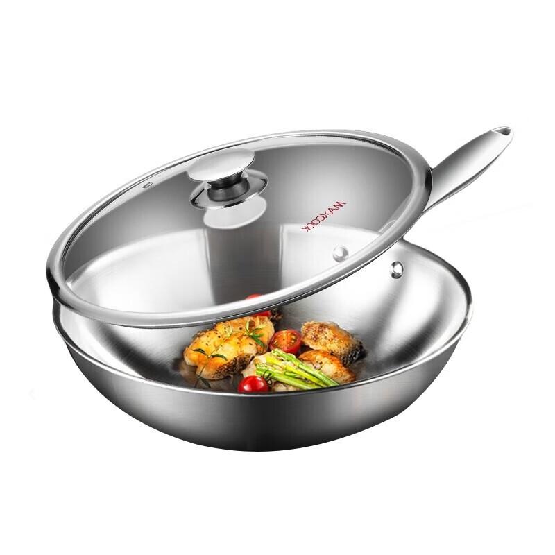 Meichu Star Chef 304 Stainless Steel Non-stick Wok