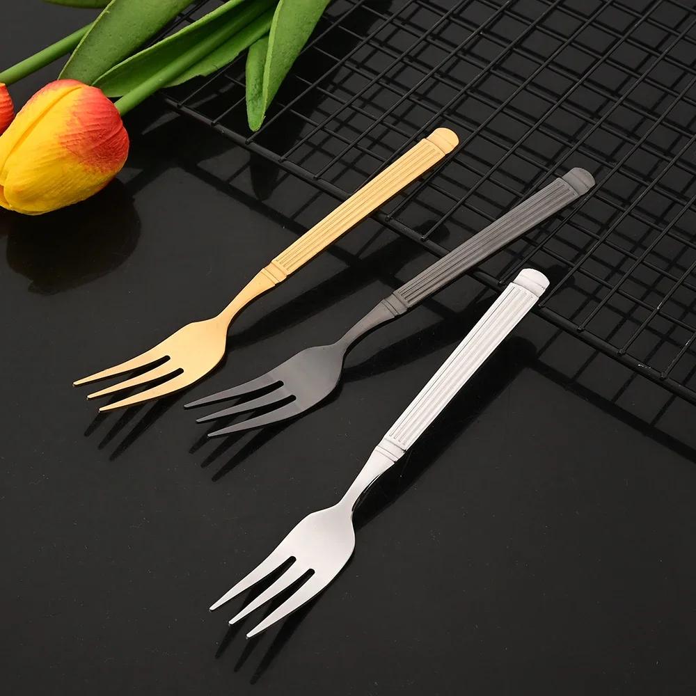 5 ks Sada příborů se zlatým zrcadlem Sada příborů Wetern Nůž Vidlička Lžíce Sada kuchyňského nádobí Sada nádobí z nerezové oceli