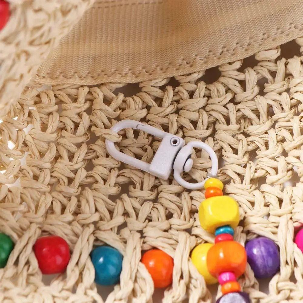 Foldable Lace Brim Sunshade Cap Breathable Sun Protection Cap Casual Colorful Straw Hat  Outdoor