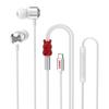 Haribo Kabel-Kopfhörer mit Mikrofon und 10-mm-Dynamik-Gummibär Kompatibel mit iPhone und Xperia (USB-C) Fernbedienung, Treiber, Design, 15/16 Serie,