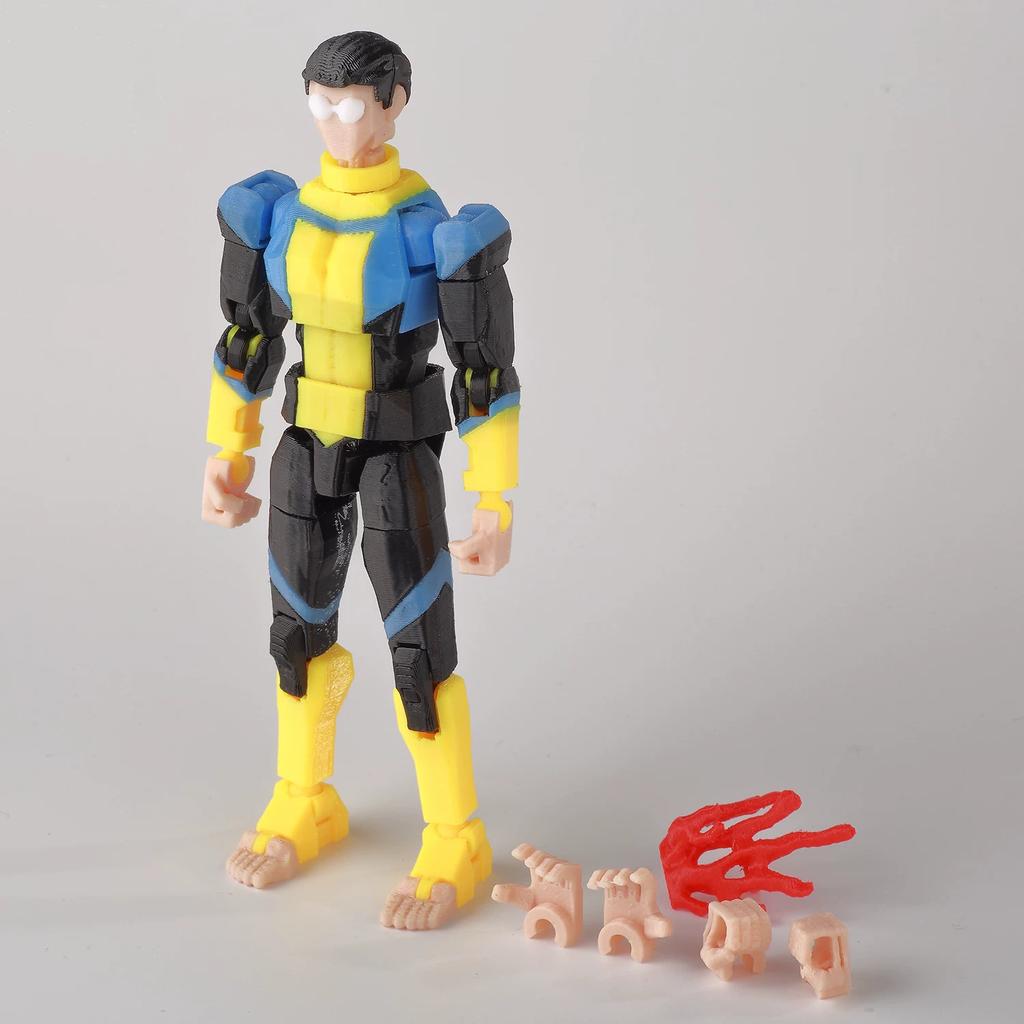 3D-Printed Articulated Action Figures Collectible Toys for Adults And Kids